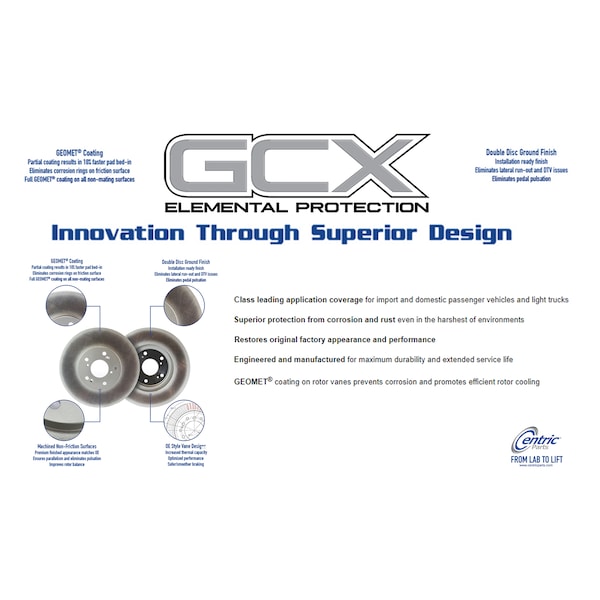 Centric Parts Gcx Brake Rotor, 320.42068 320.42068 - main